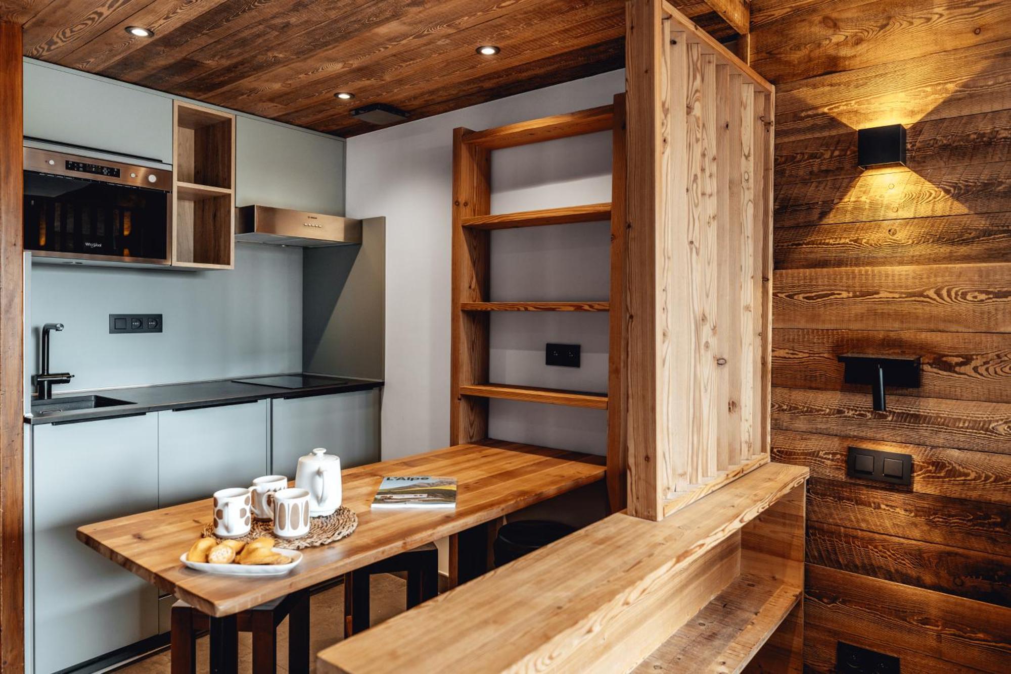 Alliey & Spa Piscine Appart-Hotel Serre Chevalier 蒙乃第耶-勒潘 外观 照片