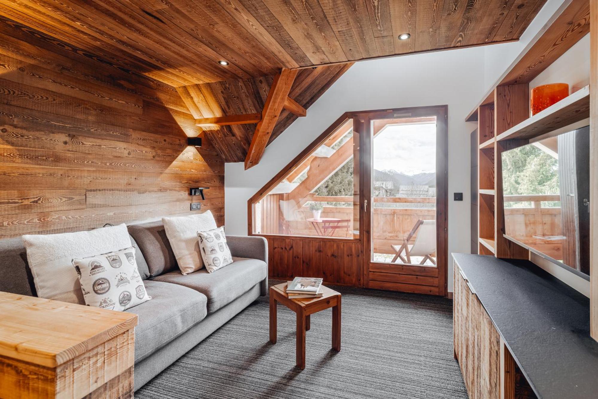 Alliey & Spa Piscine Appart-Hotel Serre Chevalier 蒙乃第耶-勒潘 外观 照片