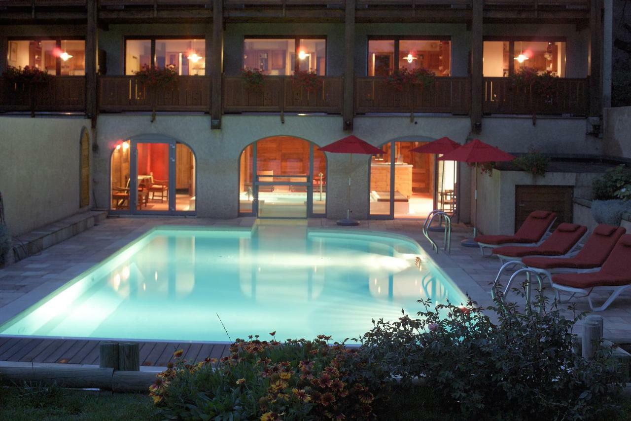 Alliey & Spa Piscine Appart-Hotel Serre Chevalier 蒙乃第耶-勒潘 外观 照片